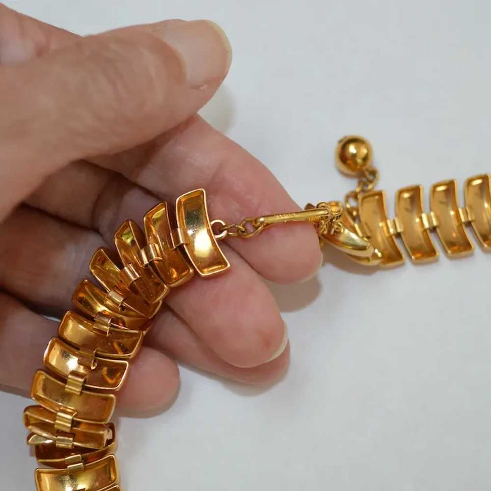 NAPIER Curved Link Necklace - image 5