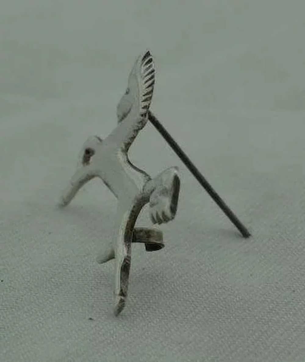 Vintage STERLING Horse Brooch Pin - image 3