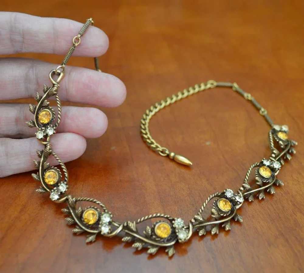 CORO Vintage Necklace and Bracelet Set - image 2