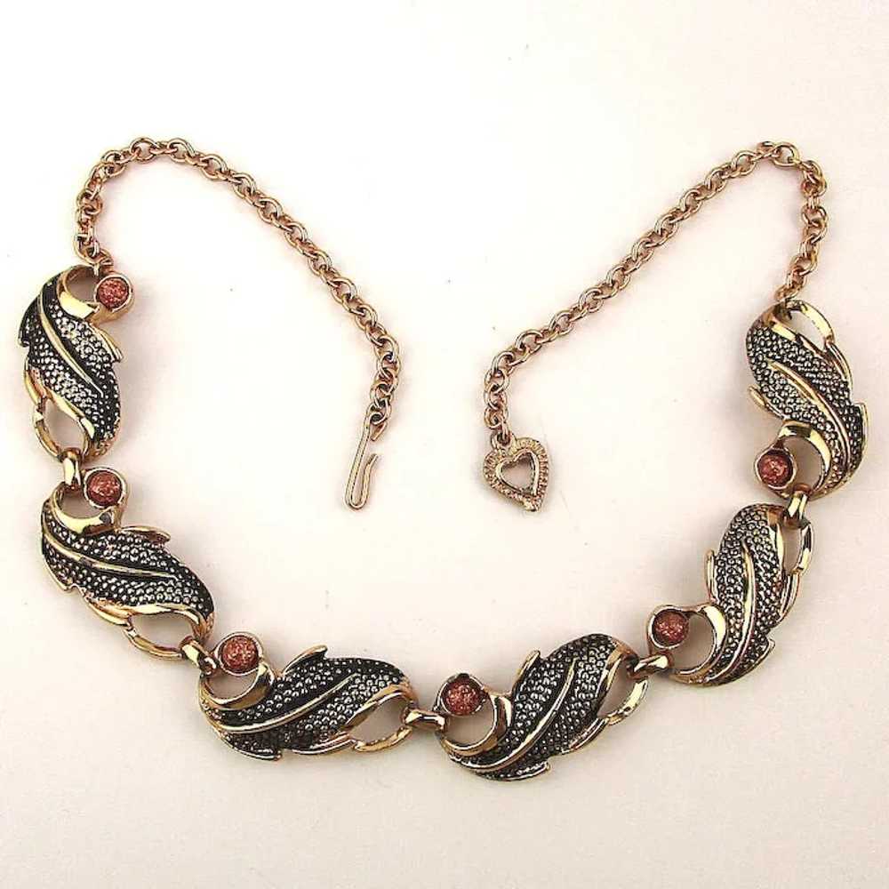 Vintage Necklace - Bracelet Set ~ w/ Fool's Gold … - image 2