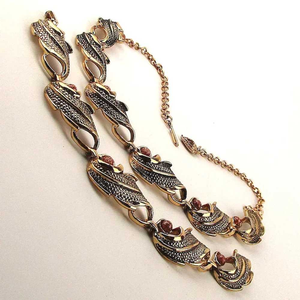 Vintage Necklace - Bracelet Set ~ w/ Fool's Gold … - image 6