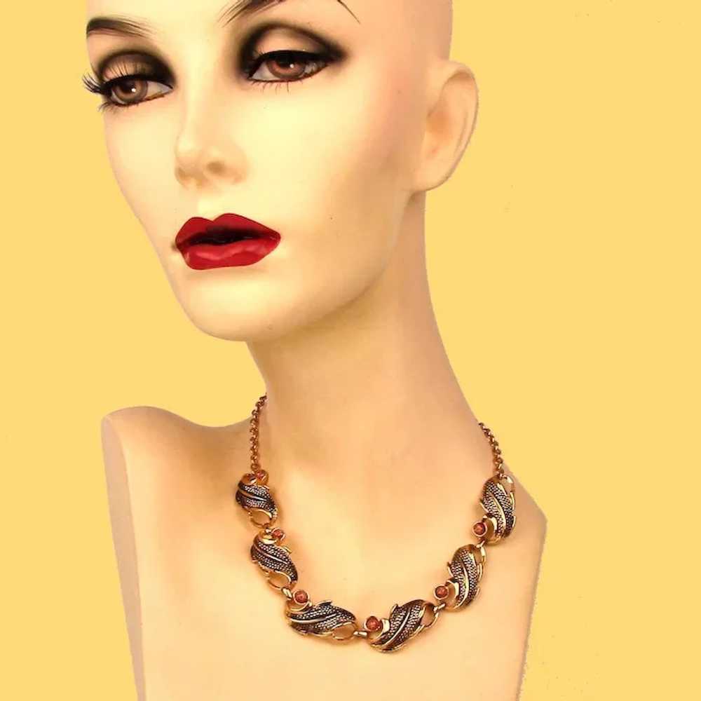 Vintage Necklace - Bracelet Set ~ w/ Fool's Gold … - image 9