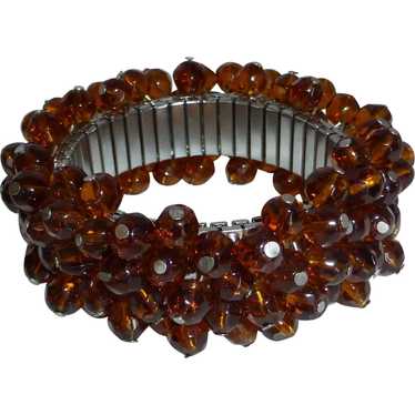 Vintage Root Beer Crystal Cha Cha Expansion Bracel