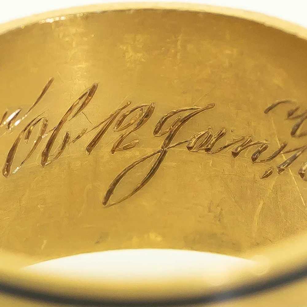 Antique: Mourning Ring, Antique Memorial Ring, Ge… - image 10