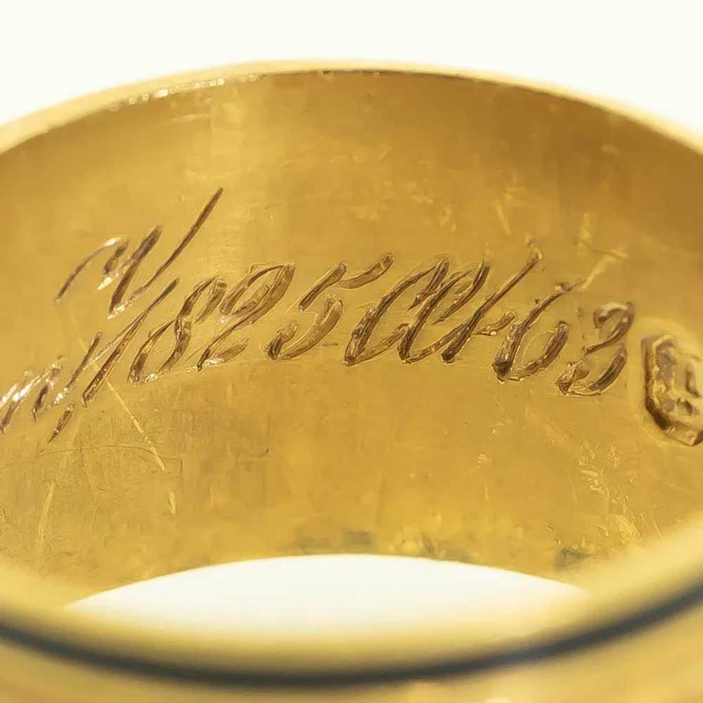 Antique: Mourning Ring, Antique Memorial Ring, Ge… - image 3