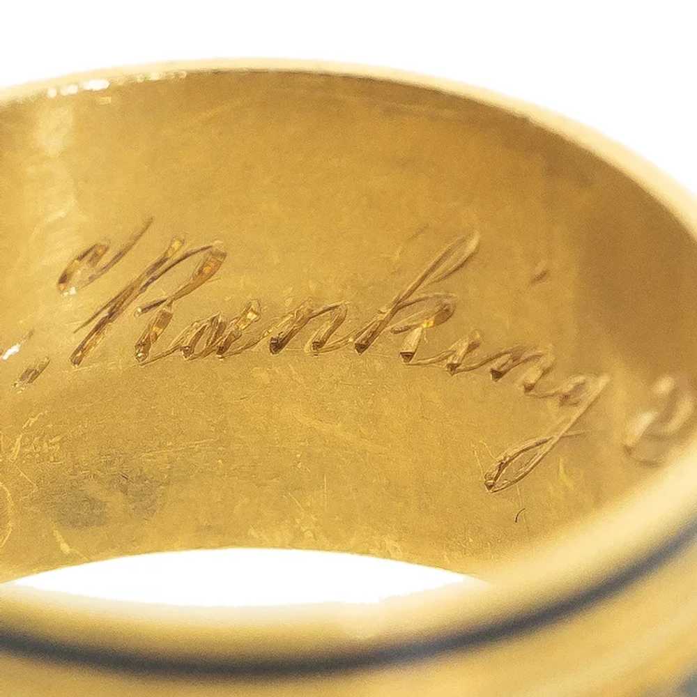 Antique: Mourning Ring, Antique Memorial Ring, Ge… - image 5