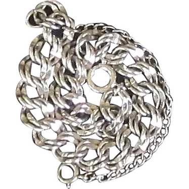 Sterling Silver Double Link Bracelet - image 1