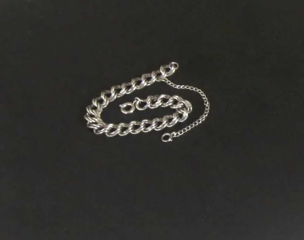 Sterling Silver Double Link Bracelet - image 3