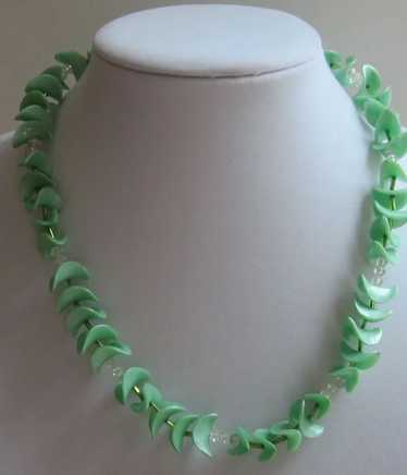 Darling Vintage Plastic Necklace-Germany - image 1