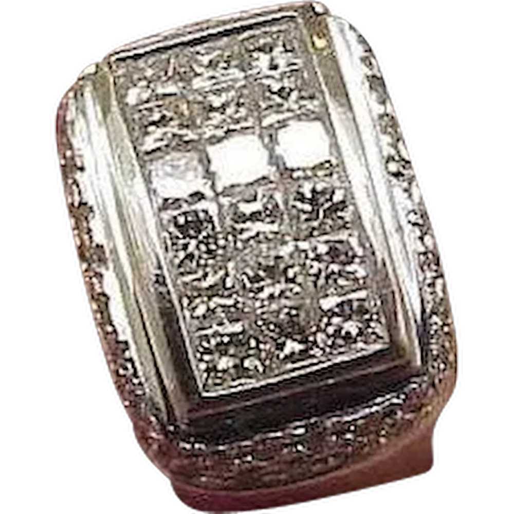 GIA! $15930 Estate Men's 4.36 Carat Princess Squa… - image 1