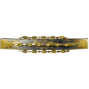 Estate CLOSEOUT Victorian Etruscan Revival Gold F… - image 1