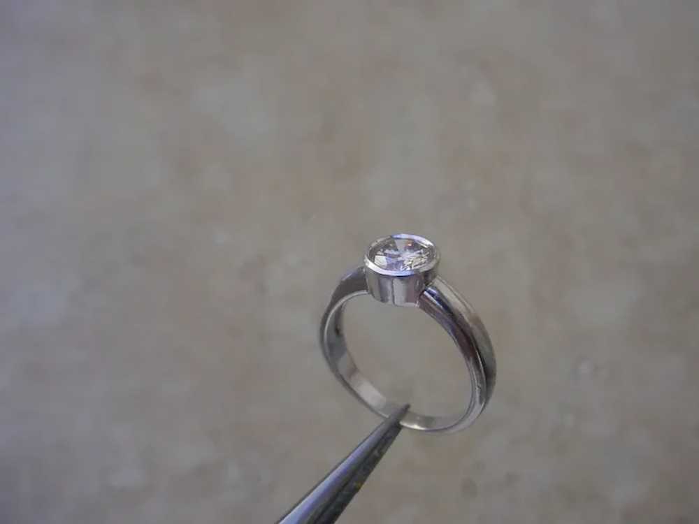 Ladies 14K Gold 1.10 Carat Diamond Solitaire Ring… - image 5