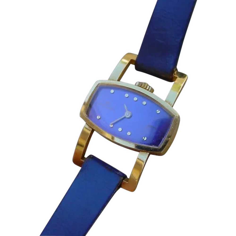 Ladies Bucherer Watch, 18K Gold. Far Out Design. - image 1