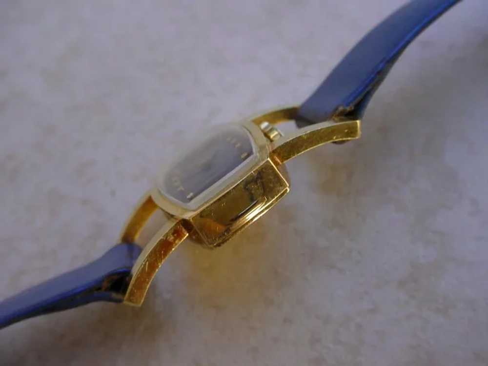 Ladies Bucherer Watch, 18K Gold. Far Out Design. - image 3