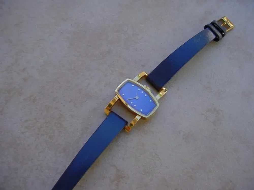 Ladies Bucherer Watch, 18K Gold. Far Out Design. - image 4