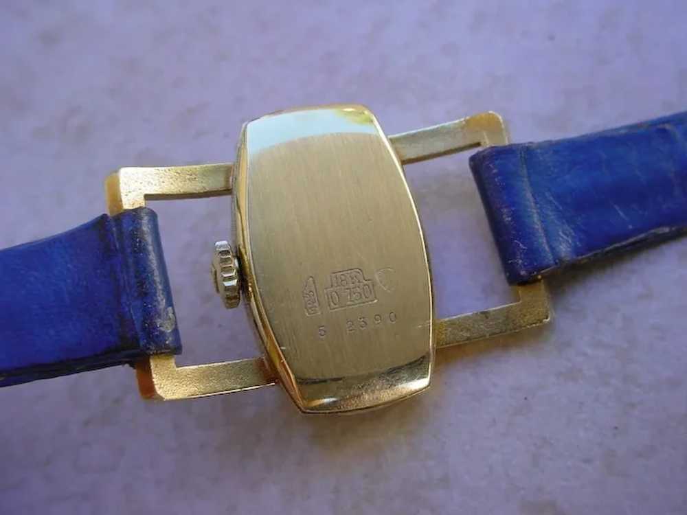 Ladies Bucherer Watch, 18K Gold. Far Out Design. - image 5