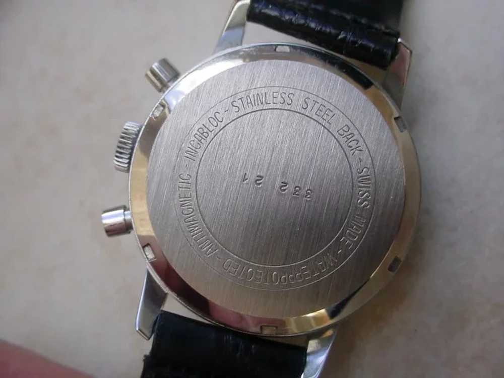 Vintage Paul Portinoux Chronograph From Time Caps… - image 4