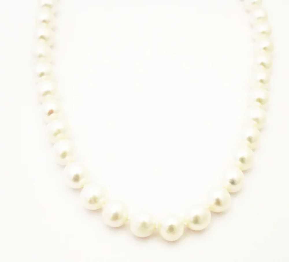 Amazing 12mm Cultured White Freshwater Pearl Ster… - image 2