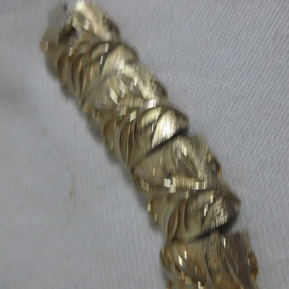 Sarah Coventry Gold Tone Link Bracelet - image 4