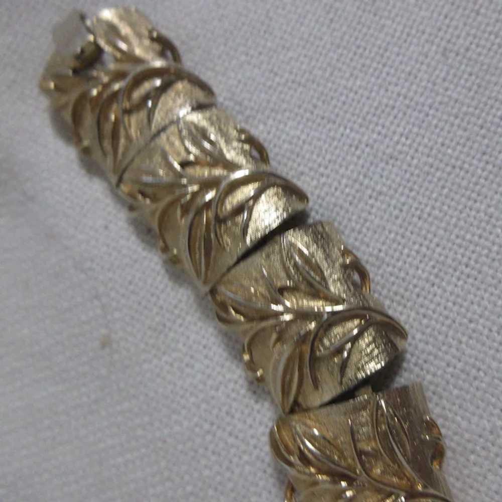 Sarah Coventry Gold Tone Link Bracelet - image 5