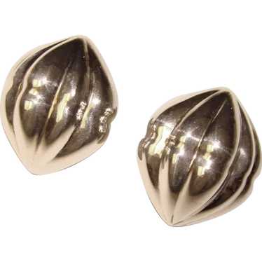 Fabulous STERLING Italy Signed Vintage Earrings