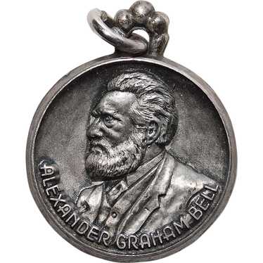 Sterling Alexander Graham Bell Signed Vintage Cha… - image 1