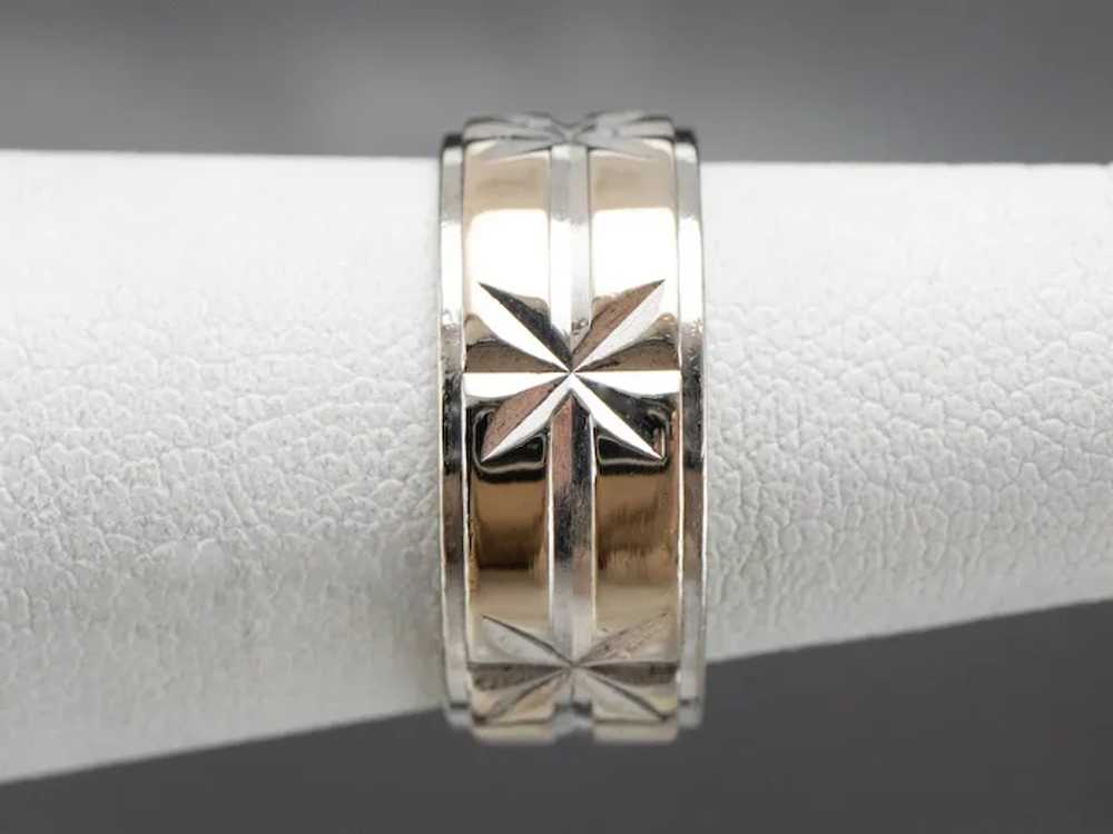 Two Tone Star Patterned Band - image 7