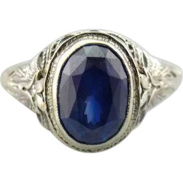 Stunning Velvety Blue Ceylon Sapphire in Highly De