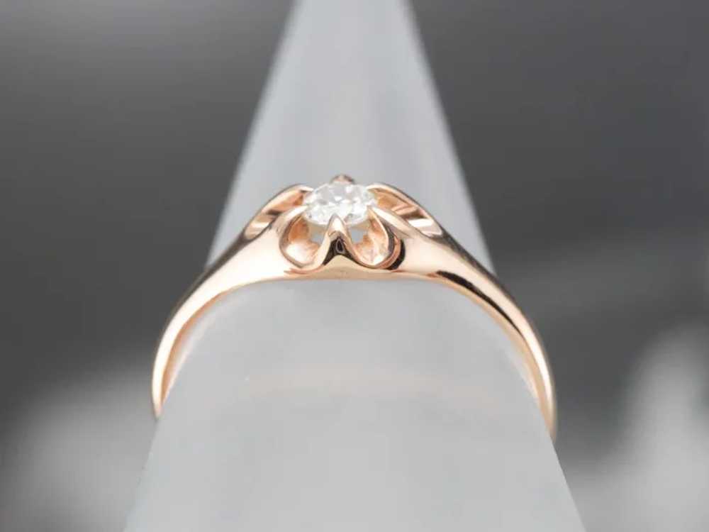 Buttercup Diamond Solitaire Ring - image 8