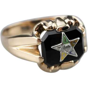 Vintage Order of the Eastern Star Ring