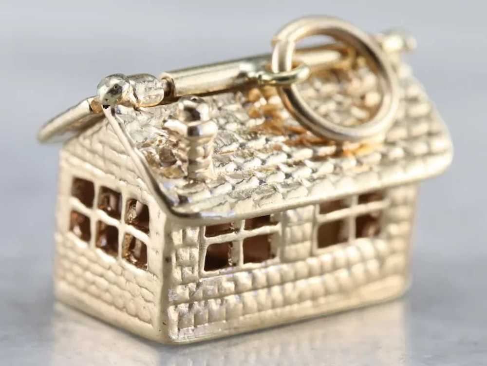 Our Home Vintage House Charm or Pendant - image 4