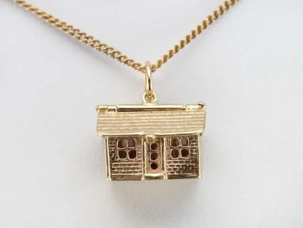 Our Home Vintage House Charm or Pendant - image 9