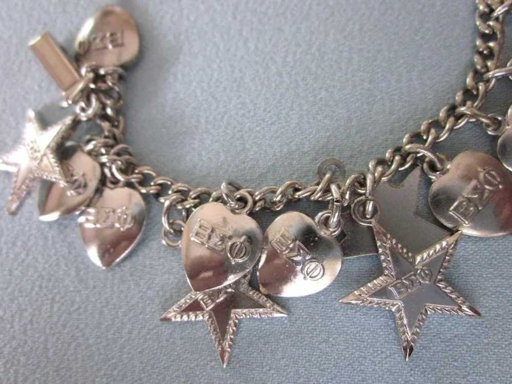 Terrific 1960's & 1970's Sorority Charm Bracelet,… - image 2