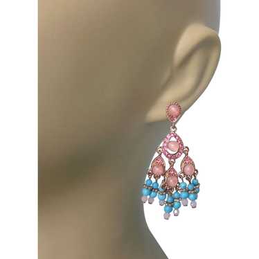 Beautiful Joan Rivers Jeweled Chandelier Earrings - image 1