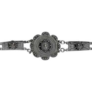 Exquisite Museum Quality Filigree Cannetille Silv… - image 1