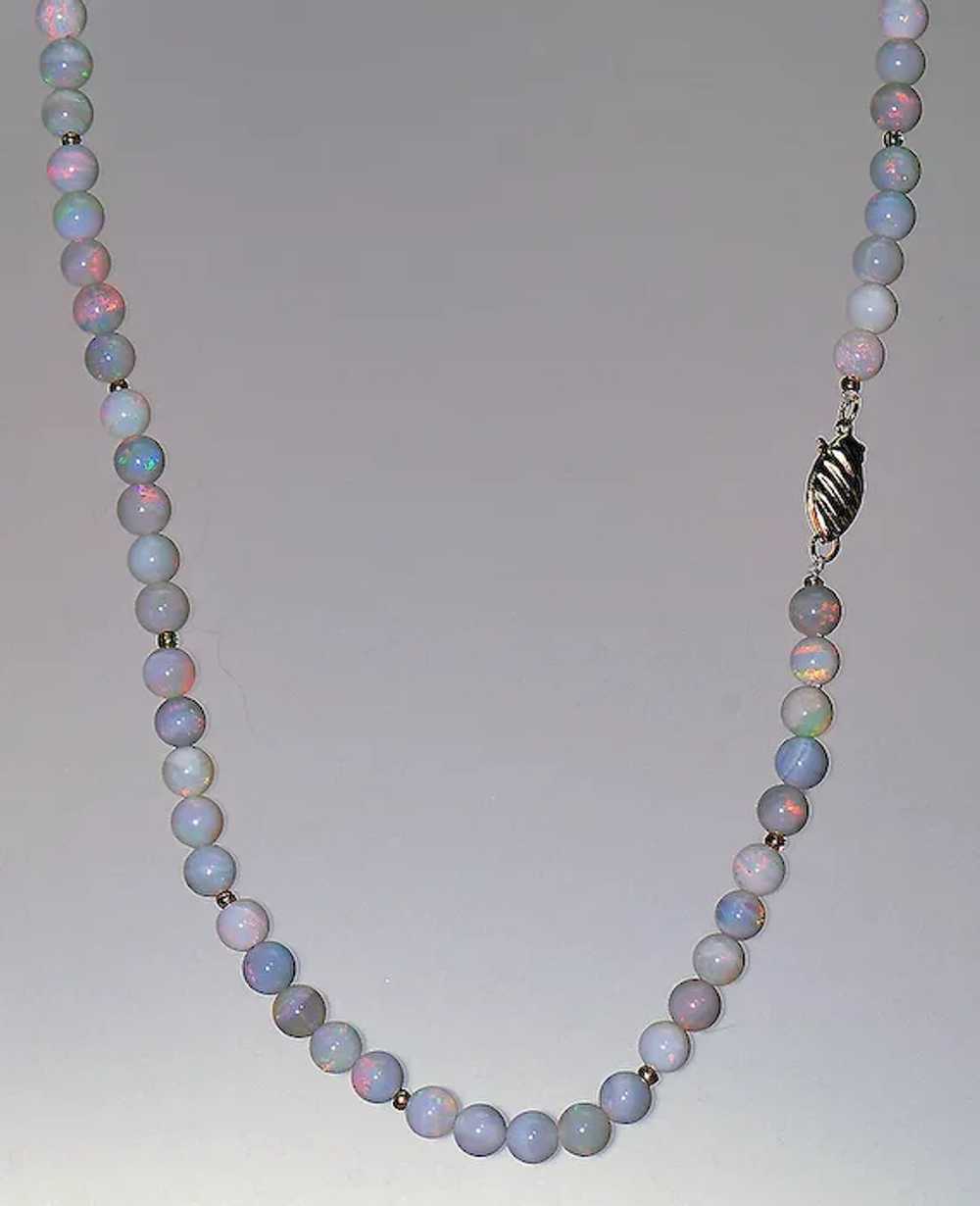 Natural Opal Set: Bracelet -- Necklace -- Earrings - image 4