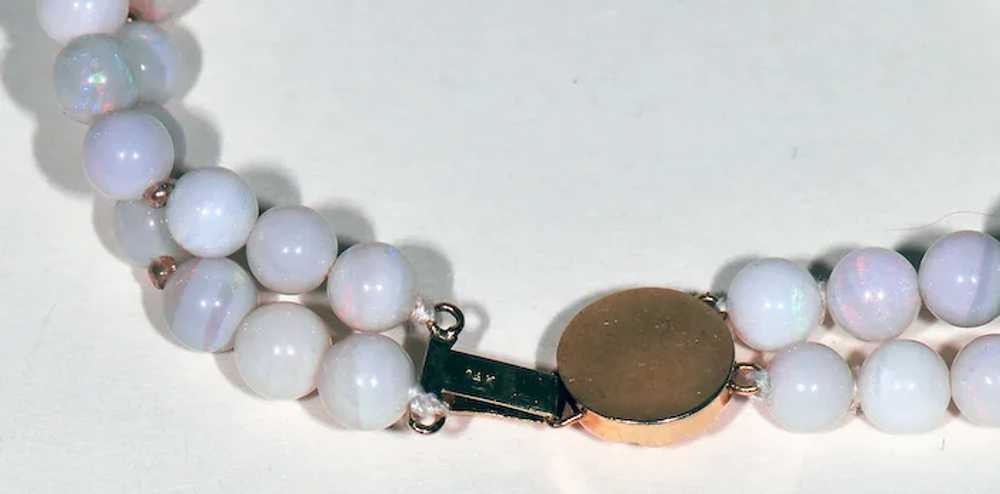 Natural Opal Set: Bracelet -- Necklace -- Earrings - image 5