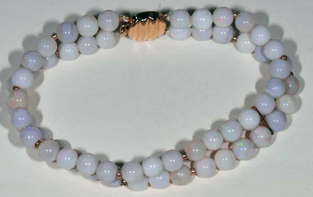 Natural Opal Set: Bracelet -- Necklace -- Earrings - image 6