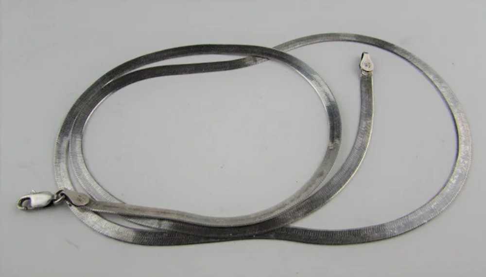 Sterling Silver Milor Snake Chain Necklace - image 10