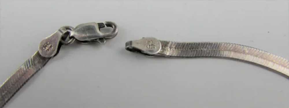 Sterling Silver Milor Snake Chain Necklace - image 11