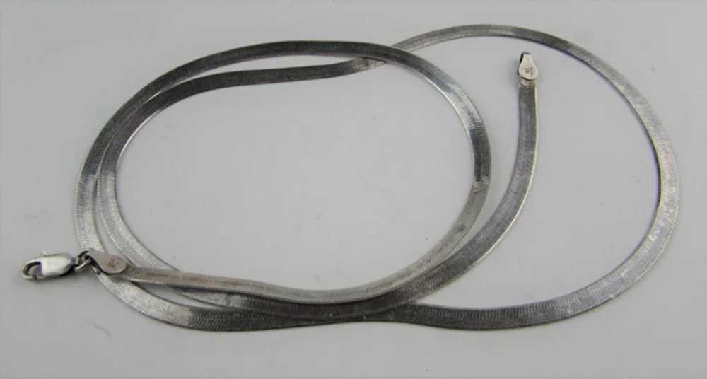 Sterling Silver Milor Snake Chain Necklace - image 5