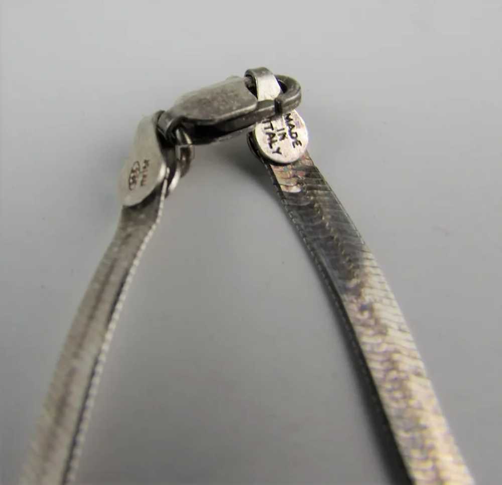Sterling Silver Milor Snake Chain Necklace - image 6