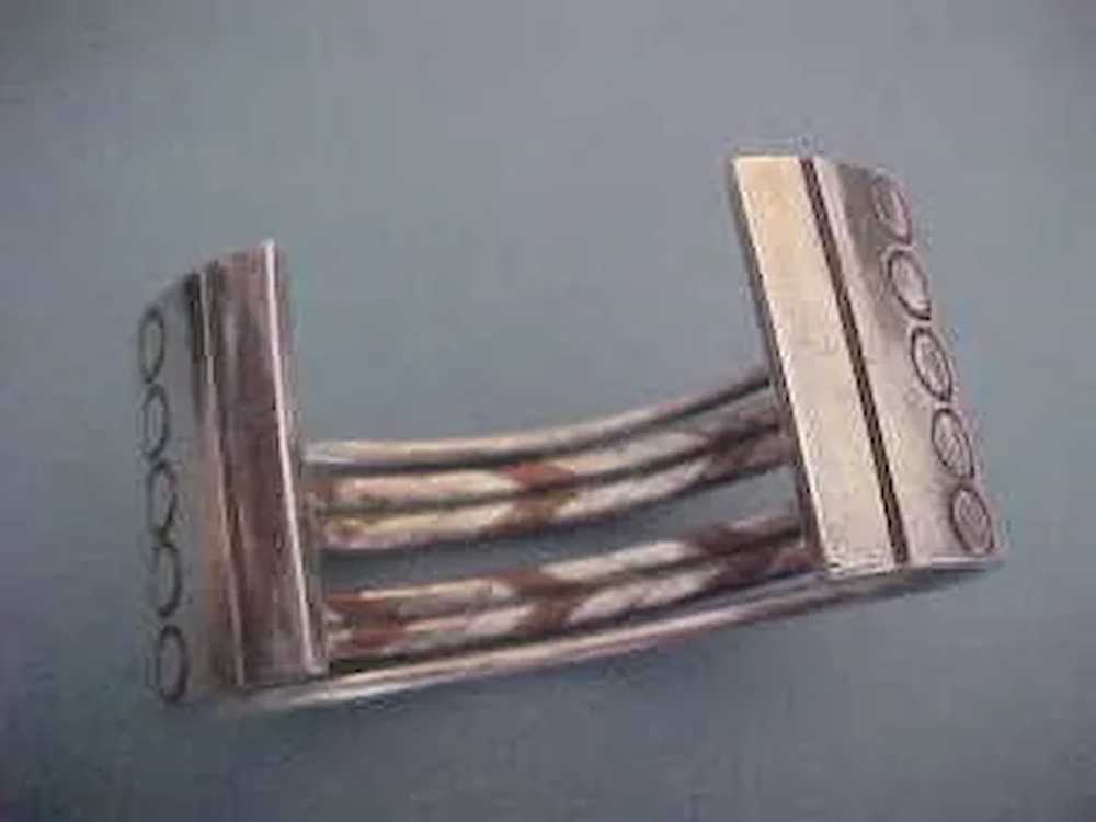 1940's William Spratling Mixed Metal Cuff Bracelet - image 3