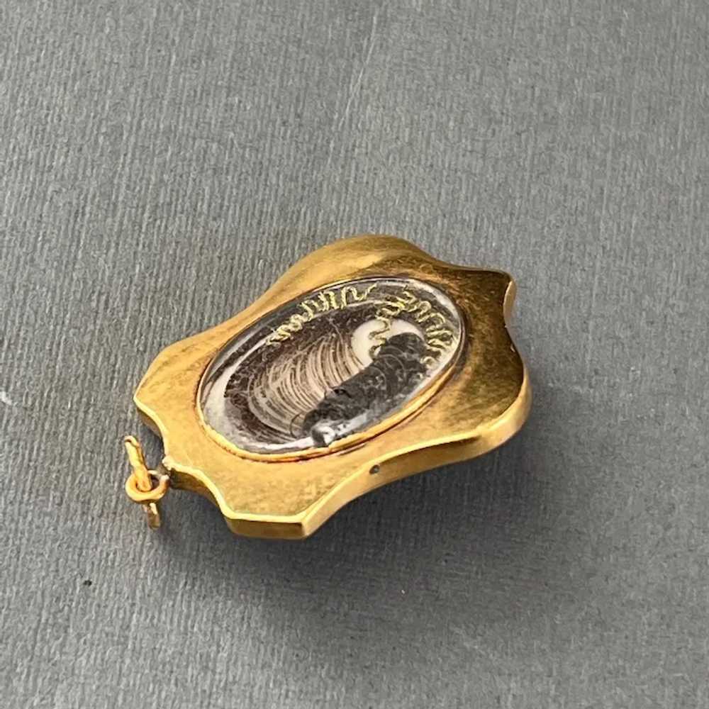 Antique Scottish Agate Gold Citrine Pendant Circa… - image 4