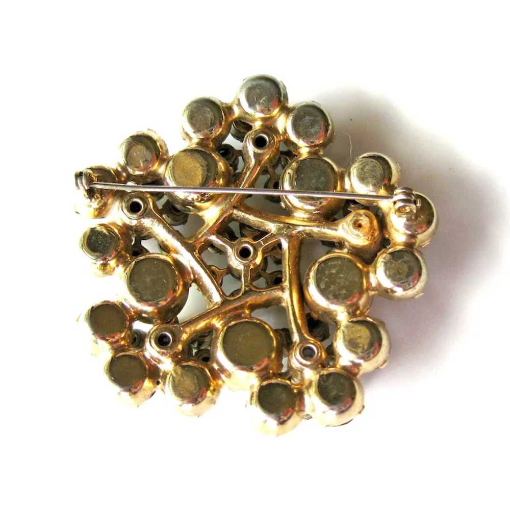 Spectacular Juliana Snowflake Pin - Juliana Brooc… - image 2