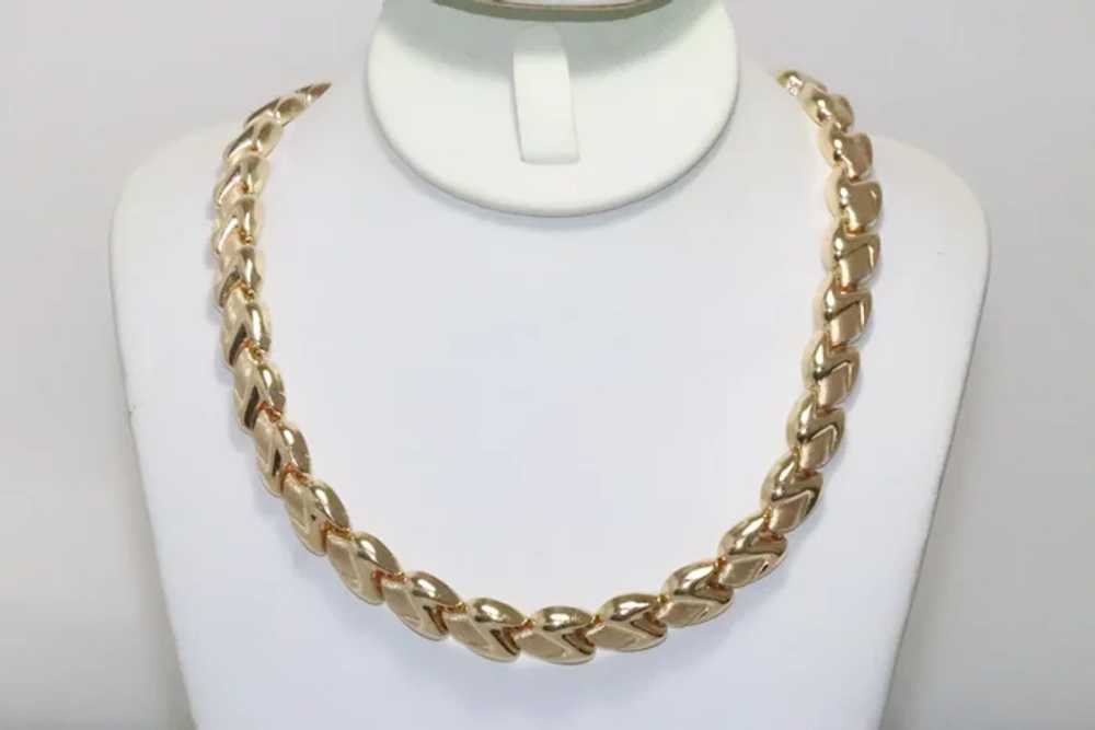 14KT Yellow Gold Italian Necklace - image 2