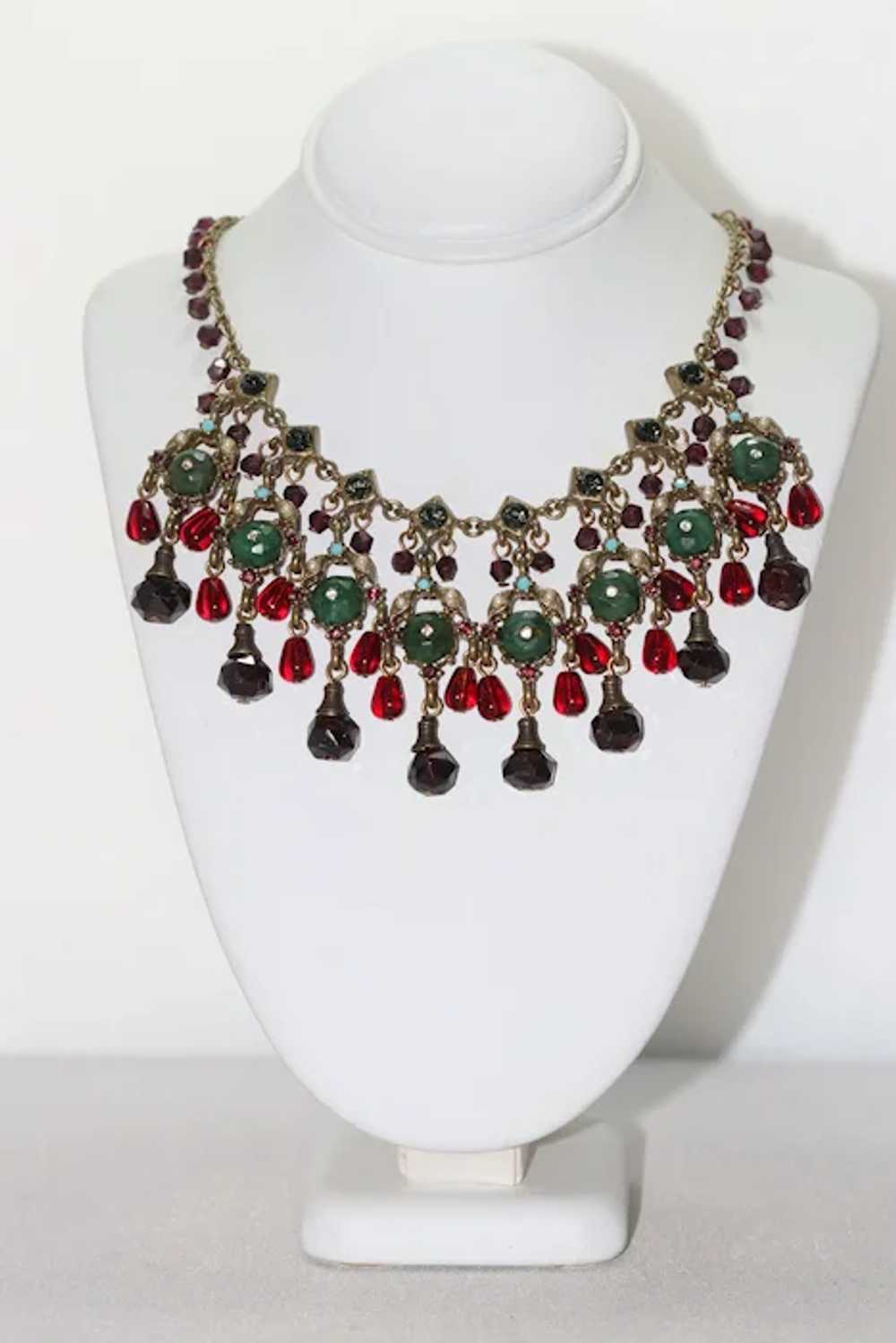 Vintage Garnet Necklace - image 2