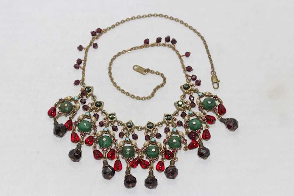 Vintage Garnet Necklace - image 3
