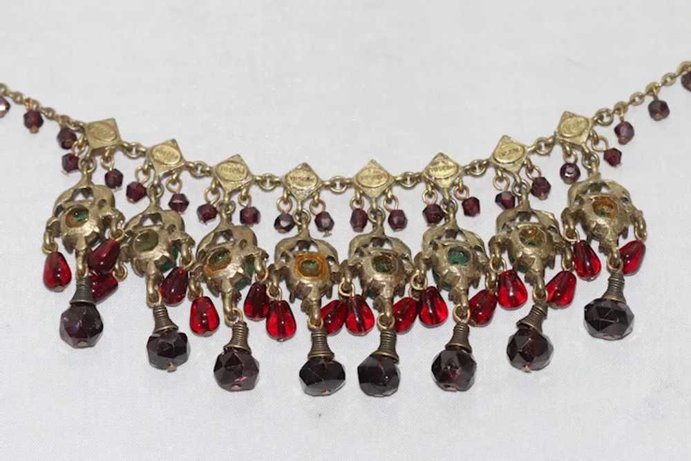 Vintage Garnet Necklace - image 4
