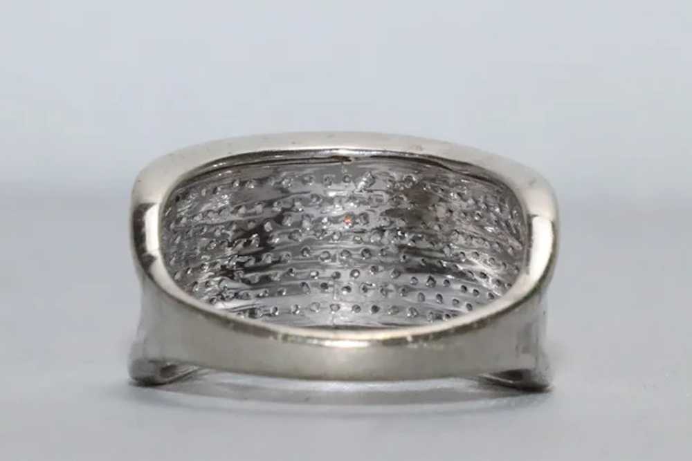 10 KT White Gold Diamond Ring - image 3